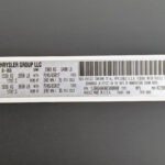 VIN Label Sticker for Chrysler Dodge Jeep