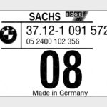 BMW BOGE Shock Absorber Decal – Restoration Replica Sticker 37121091572 37121091571